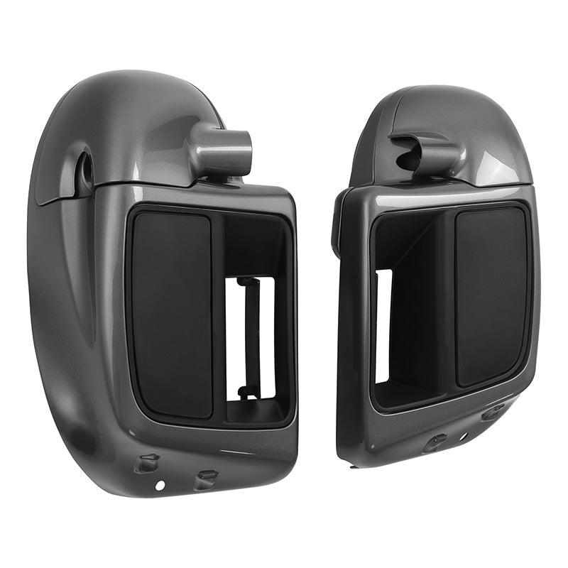 HR3 Charcoal Pearl Vented Lower Fairing Kit With 6.5" Speaker Pods For Harley Touring models 2014-2024