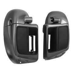 HR3 Charcoal Pearl Vented Lower Fairing Kit With 6.5" Speaker Pods For Harley Touring models 2014-2024