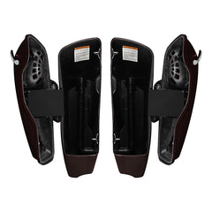 HR3 Midnight Crimson CVO Stretched Saddlebags with Speaker Lids For 14-23 Harley Touring