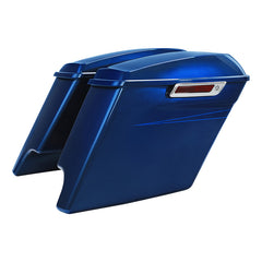 HR3 Superior Blue 2015S 5" Stretched Extended Saddlebags For Harley Touring 2014-2022