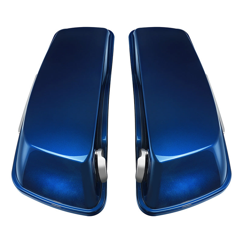 HR3 Superior Blue 2015S 5" Stretched Extended Saddlebags For Harley Touring 2014-2022