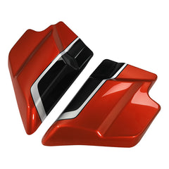 HR3 Sunset Orange / Sunset Black Fade Side Covers 2021 CVO ROAD GLIDE (FLTRXSE)