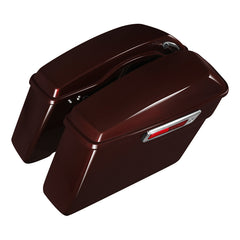 HR3 Midnight Crimson Hard Saddlebags (Regular) For 14-23 Harley Touring