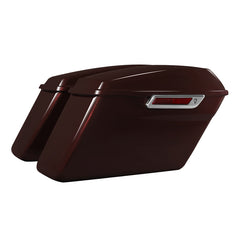 HR3 Midnight Crimson Hard Saddlebags (Regular) For 14-23 Harley Touring