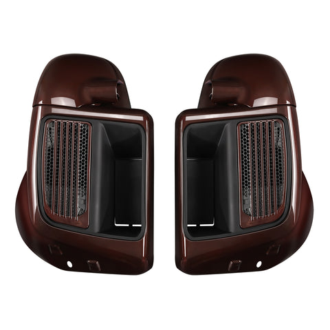 HR3 Midnight Crimson Vented Lower Fairing Kit For Harley Touring Models 2014-2023 / Fits water cooled models