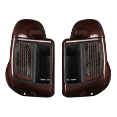 HR3 Midnight Crimson Vented Lower Fairing Kit For Harley Touring Models 2014-2023 / Fits water cooled models