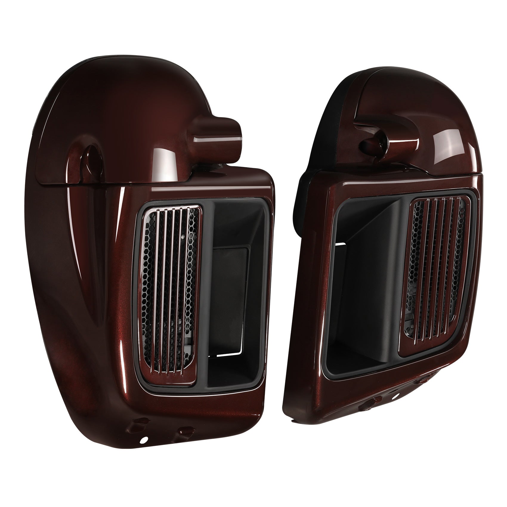 HR3 Midnight Crimson Vented Lower Fairing Kit For Harley Touring Models 2014-2023 / Fits water cooled models