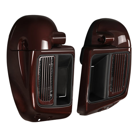 HR3 Midnight Crimson Vented Lower Fairing Kit For Harley Touring Models 2014-2023 / Fits water cooled models