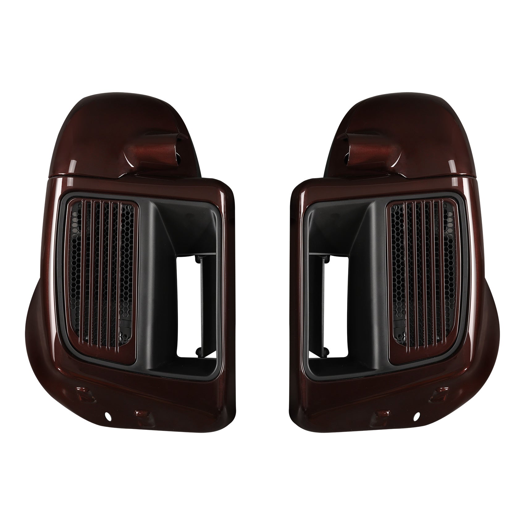 HR3 Midnight Crimson Vented Lower Fairing Kit For Harley Touring Models 2014-2023 / Fits water cooled models