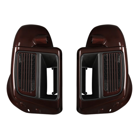 HR3 Midnight Crimson Vented Lower Fairing Kit For Harley Touring Models 2014-2023 / Fits water cooled models