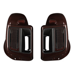 HR3 Midnight Crimson Vented Lower Fairing Kit For Harley Touring Models 2014-2023 / Fits water cooled models