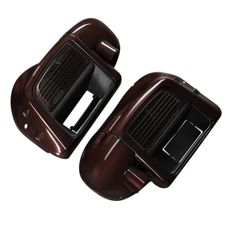 HR3 Midnight Crimson Vented Lower Fairing Kit For Harley Touring Models 2014-2023 / Fits water cooled models