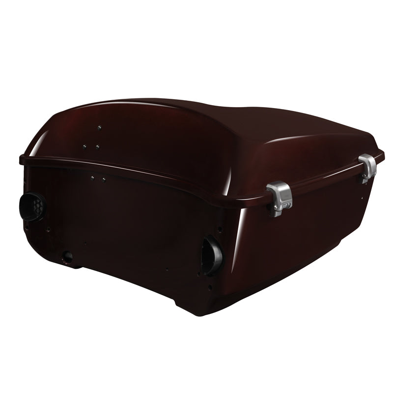 HR3 Midnight Crimson King Size Touring Trunk Luggage with Speaker Cut Outs For 14-24 Harley Touring