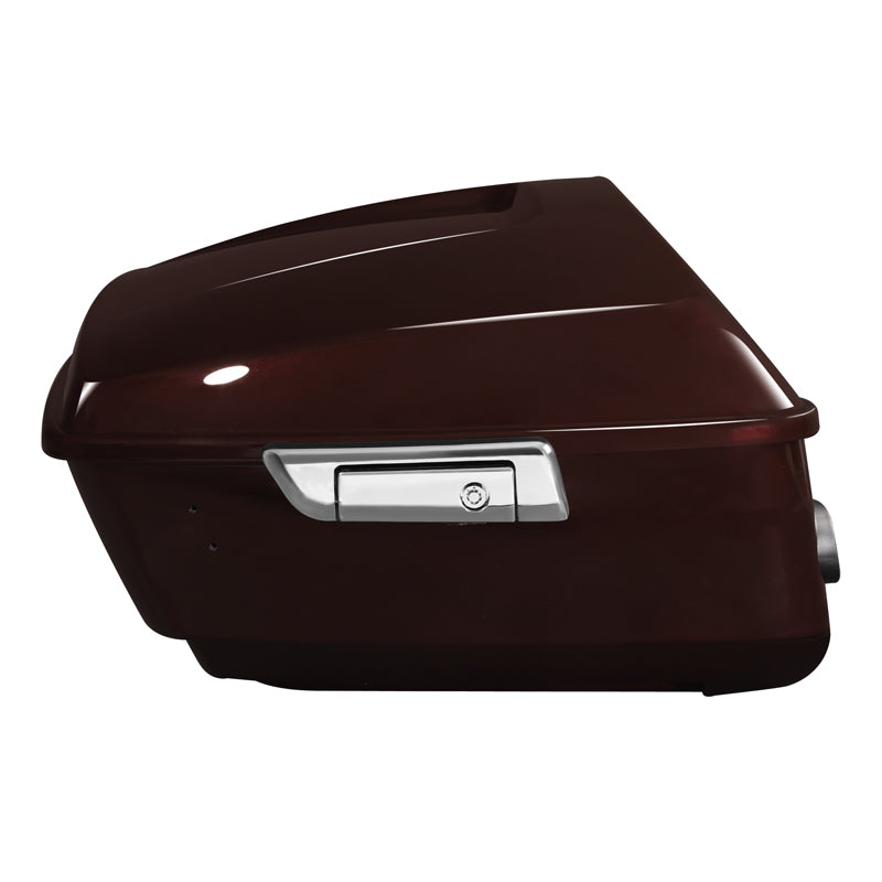 HR3 Midnight Crimson King Size Touring Trunk Luggage with Speaker Cut Outs For 14-24 Harley Touring