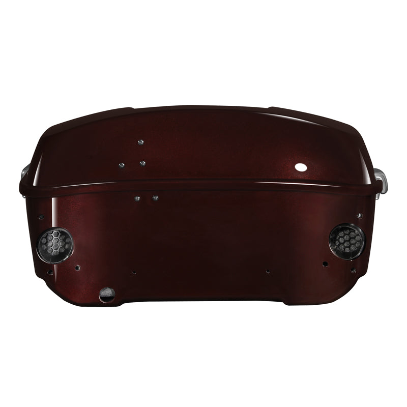 HR3 Midnight Crimson King Size Touring Trunk Luggage with Speaker Cut Outs For 14-24 Harley Touring