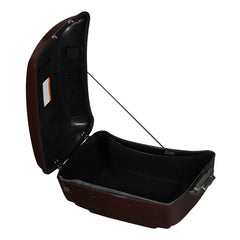 HR3 Midnight Crimson King Size Touring Trunk Luggage with Speaker Cut Outs For 14-24 Harley Touring