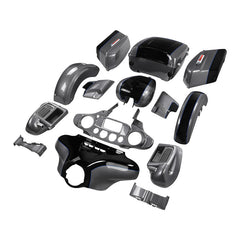 HR3 Gauntlet Gray Metallic / Vivid Black Complete Body Fairing Kit For Harley Ultra Limited FLHTK 14-23