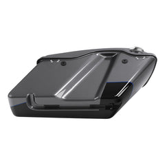 HR3 Gauntlet Gray Metallic / Vivid Black Hard Saddlebags (Regular) For 14-23 Harley Touring