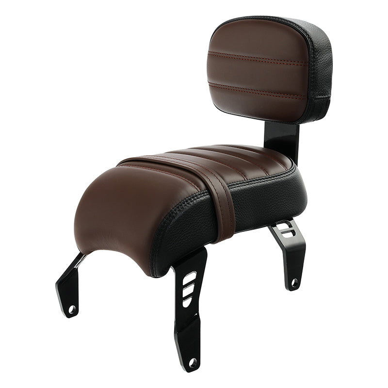 C.C. RIDER Indian Scout 2 Piece 2 Up Seat Driver Passenger Seat With Backrest For Scout Bobber Sixty Scout Bobber ABS, 2018-2024