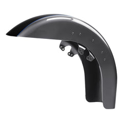 HR3 Gauntlet Gray Metallic / Vivid Black Motorcycle 18" Wide Tire Front Mudguard Fender