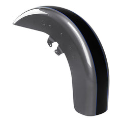 HR3 Gauntlet Gray Metallic / Vivid Black Motorcycle 18" Wide Tire Front Mudguard Fender