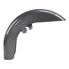 HR3 Gauntlet Gray Metallic / Vivid Black Motorcycle 18" Wide Tire Front Mudguard Fender