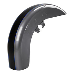 HR3 Gauntlet Gray Metallic / Vivid Black Motorcycle 18" Wide Tire Front Mudguard Fender