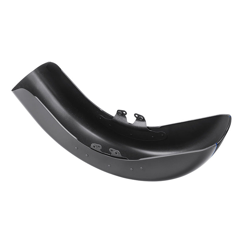 HR3 Gauntlet Gray Metallic / Vivid Black Motorcycle 18" Wide Tire Front Mudguard Fender