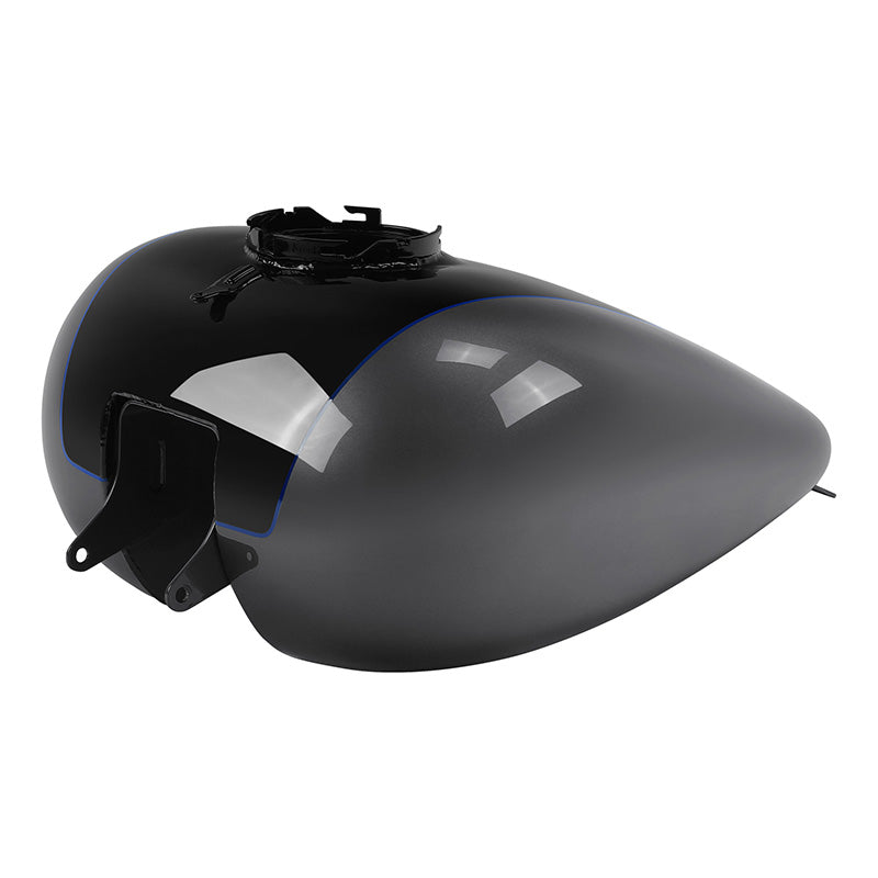HR3 Gauntlet Gray Metallic / Vivid Black Fuel Gas Tank For 2008-2023 Harley Touring Models