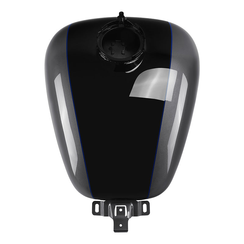 HR3 Gauntlet Gray Metallic / Vivid Black Fuel Gas Tank For 2008-2023 Harley Touring Models