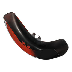 HR3 Sunset Orange / Sunset Black Fade Motorcycle 18" Wide Tire Front Mudguard Fender For Harley Touring Models 2014-2023
