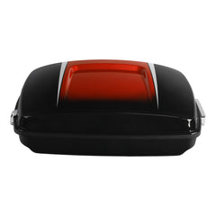 HR3 Sunset Orange / Sunset Black Fade 5.5" Razor Style Touring Trunk Luggage For Harley Touring 2014-2024