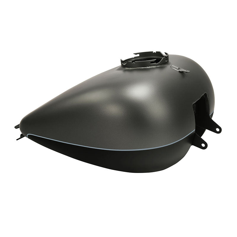 HR3 Charcoal Denim / Black Denim Fuel Gas Tank For 2008-2023 Harley Touring Model