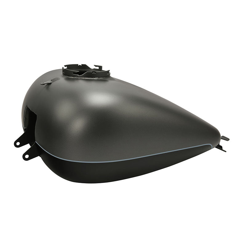 HR3 Charcoal Denim / Black Denim Fuel Gas Tank For 2008-2023 Harley Touring Model