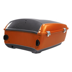 HR3 Amber Whiskey / Charcoal Pearl King Size Touring Trunk Luggage with Speaker Cut Outs For 14-24 Harley Touring