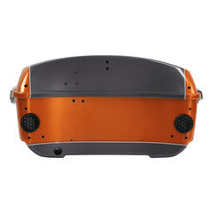 HR3 Amber Whiskey / Charcoal Pearl King Size Touring Trunk Luggage with Speaker Cut Outs For 14-24 Harley Touring