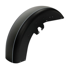 HR3 Charcoal Denim / Black Denim Motorcycle 18" Front Mudguard Fender(can be installed with lighting) For Harley Touring Electra Glide Ultra Limited Tri Glide 14-23