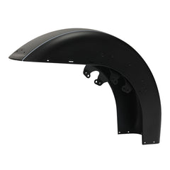 HR3 Charcoal Denim / Black Denim Motorcycle 18" Front Mudguard Fender(can be installed with lighting) For Harley Touring Electra Glide Ultra Limited Tri Glide 14-23