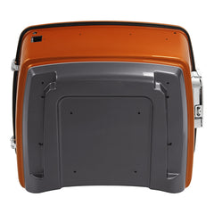 HR3 Amber Whiskey / Charcoal Pearl King Size Touring Trunk Luggage with Speaker Cut Outs For 14-24 Harley Touring