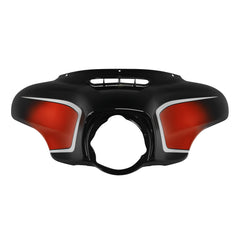 HR3 Sunset Orange / Sunset Black Fade Outer Batwing Fairing Cowl Upper FOR CVO STREET GLIDE 2021 (FLHXSE)