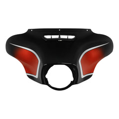HR3 Sunset Orange / Sunset Black Fade Outer Batwing Fairing Cowl Upper FOR CVO STREET GLIDE 2021 (FLHXSE)