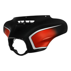 HR3 Sunset Orange / Sunset Black Fade Outer Batwing Fairing Cowl Upper FOR CVO STREET GLIDE 2021 (FLHXSE)