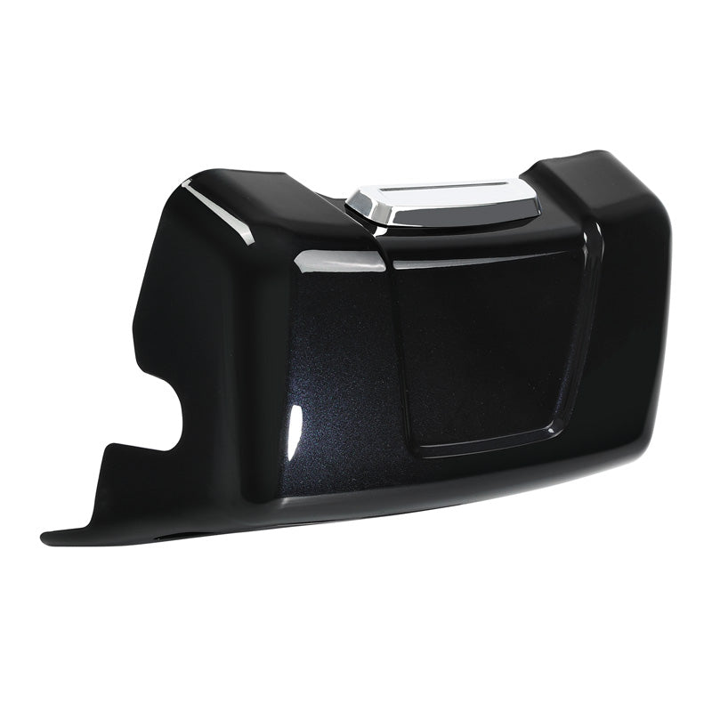 HR3 White Amethyst With Black Licorice Flames Water Pump Cover For Harley Touring Models 14-16