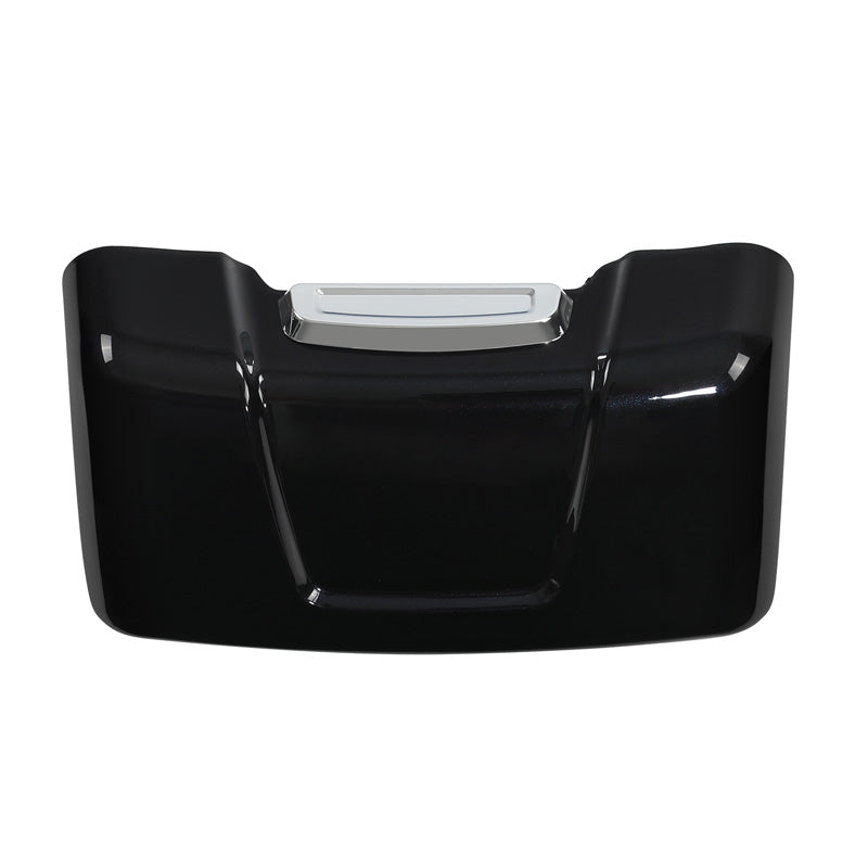 HR3 White Amethyst With Black Licorice Flames Water Pump Cover For Harley Touring Models 14-16