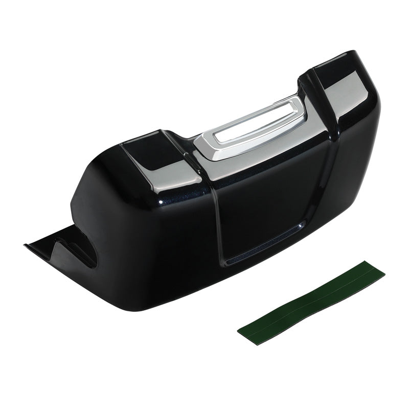 HR3 White Amethyst With Black Licorice Flames Water Pump Cover For Harley Touring Models 14-16
