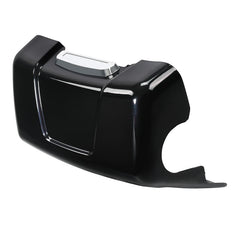 HR3 White Amethyst With Black Licorice Flames Water Pump Cover For Harley Touring Models 14-16