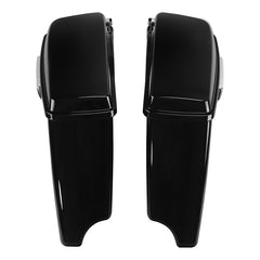 HR3 Sunset Orange / Sunset Black Fade CVO Stretched Saddlebags For 14-23 Harley Touring