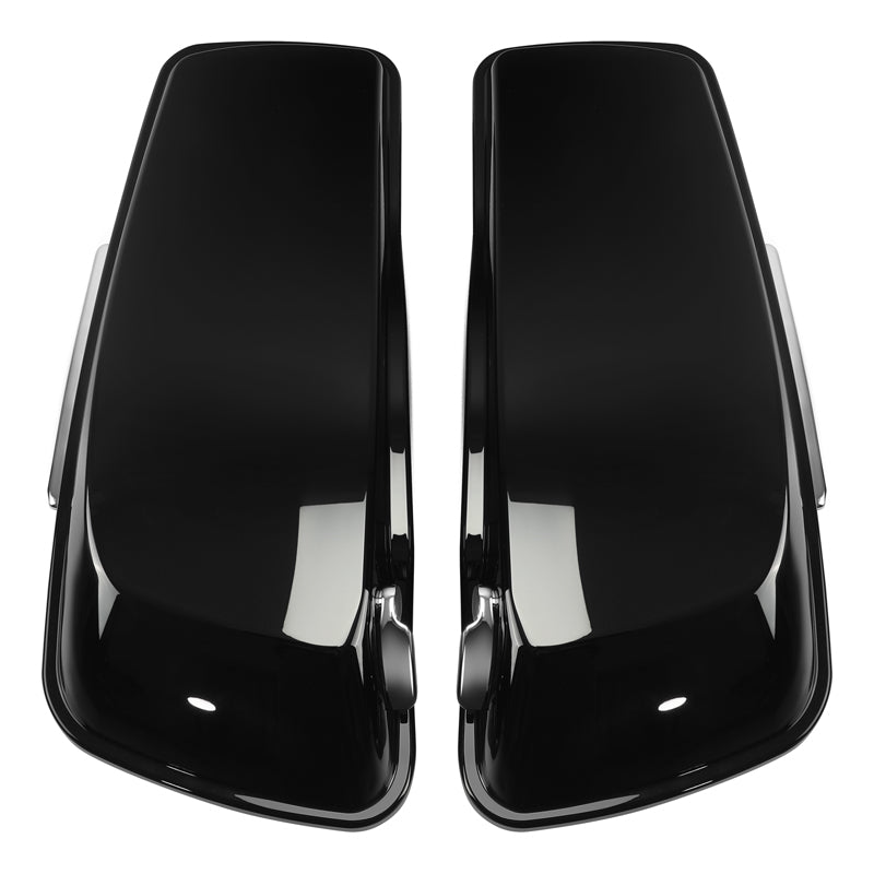 HR3 Sunset Orange / Sunset Black Fade CVO Stretched Saddlebags For 14-23 Harley Touring