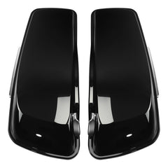 HR3 Sunset Orange / Sunset Black Fade CVO Stretched Saddlebags For 14-23 Harley Touring