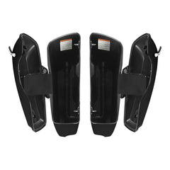 HR3 Sunset Orange / Sunset Black Fade CVO Stretched Saddlebags For 14-23 Harley Touring